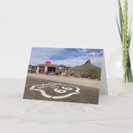 route 66 greeting card (blank inside)  カード