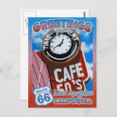 Route 66 Greetingsロサンゼルスカリフォルニアポストカード ポストカード (正面/裏面)