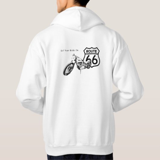 Route 66 Hooded Sweatshirt パーカ (裏面)