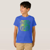 Route 66 in California 3色シャツ Tシャツ (正面フル)