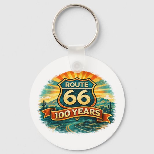 Route 66 Keychain キーホルダー (正面)