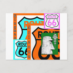 Route 66 Kingman Giganticus Headicus AZ ポストカード