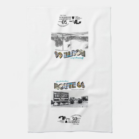 Route 66 Kitchen Tea Towel キッチンタオル (縦)