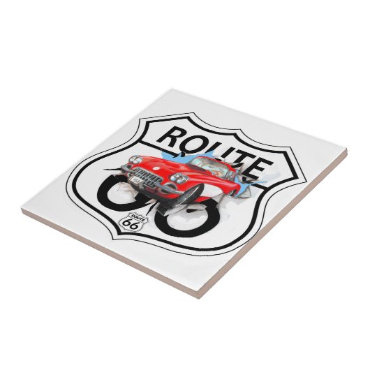 Route 66 life style  love the freedom タイル (側面)