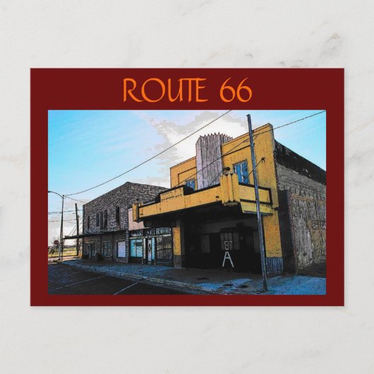 Route 66(McLean)ポストカード ポストカード (正面)