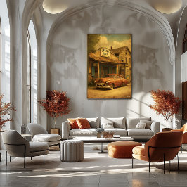 Route 66 Memories — Chicago Roadside Americana ポスター