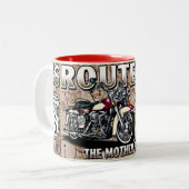 ***ROUTE 66 MUG***伝説的ハイウェイ ツートーンマグカップ (正面左)