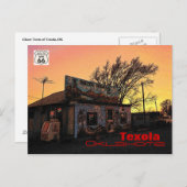 Route 66(OK)はがき ポストカード (正面/裏面)