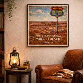 Route 66 Painted Desert Arizona   ポスター