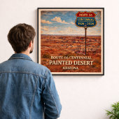 Route 66 Painted Desert Arizona   ポスター