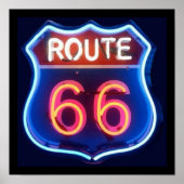 Route 66 Poster ポスター (正面)