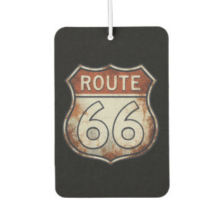 Route 66 Rusty Road Sign カーエアーフレッシュナー