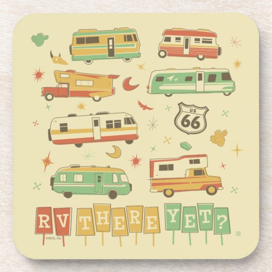 Route 66 RVまだあり コースター (正面)