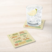 Route 66 RVまだあり スクエアペーパーコースター (インサイチュ)