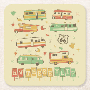 Route 66 RVまだあり スクエアペーパーコースター