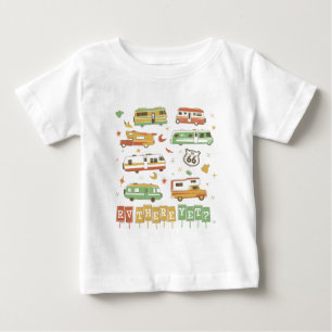 Route 66 RVまだあり ベビーTシャツ
