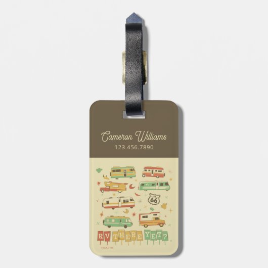 Route 66 RVまだあり ラゲッジタグ (裏面縦)