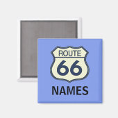 Route 66,,Souviner マグネット (正面/裏面)