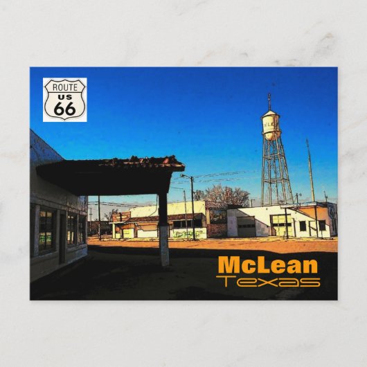 Route 66 (TX)はがき ポストカード (正面)