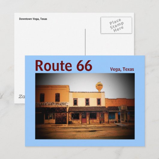 Route 66(Vega)はがき ポストカード (正面/裏面)