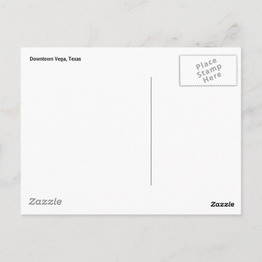 Route 66(Vega)はがき ポストカード (裏面)