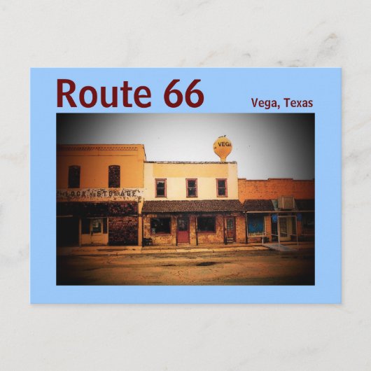 Route 66(Vega)はがき ポストカード (正面)