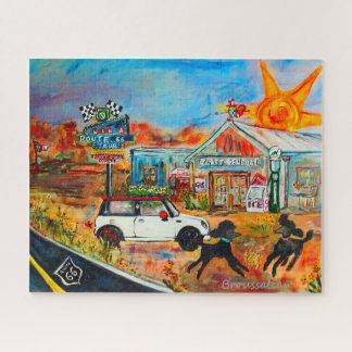 Route 66 with Marvin and the Poodlesパズル ジグソーパズル