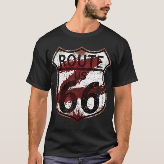 ROUTE 66 Z friend vintage Tシャツ (正面)