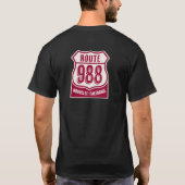 Route 988, Nouvelle-Calédonie vintage Tシャツ (裏面)