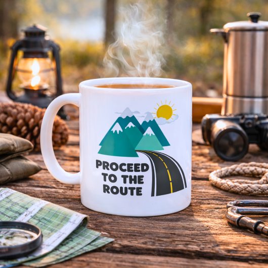 Route Outdoor Adventureに進む コーヒーマグカップ