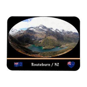 Routeburnトラック、Meckenzieトレッキング/ニュージーランド マグネット