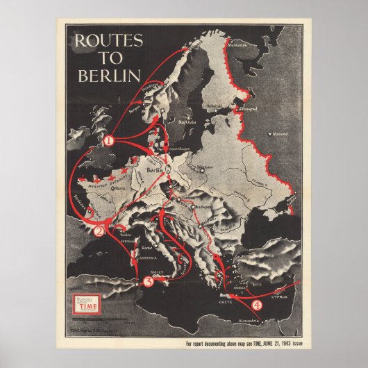 Routes ToBerlin Poster ポスター (正面)