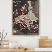Routes ToBerlin Poster ポスター (キッチン)
