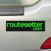 routesetter.comのステッカー バンパーステッカー (車上)