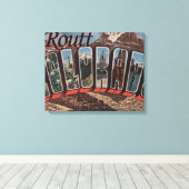 Routt, ColoradoLarge Letter ScenesRoutt, CO キャンバスプリント (インサイチュ (ウッドフロア))