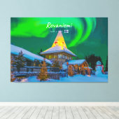 Rovaniemi, Finland キャンバスプリント (インサイチュ (ウッドフロア))