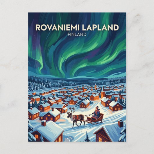 Rovaniemi Finland ポストカード (正面)