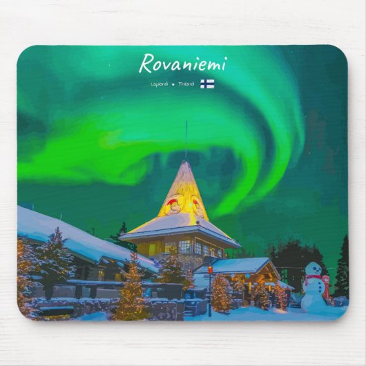 Rovaniemi, Finland マウスパッド (正面)