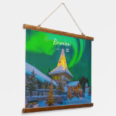 Rovaniemi, Finland 吊り下げ型タペストリー (傾斜あり)