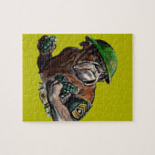 Rover WWIIのブルドッグ犬兵士の下士官 ジグソーパズル (横)