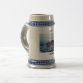 Rovinj、クロアチアステイン ビールジョッキ (正面左)