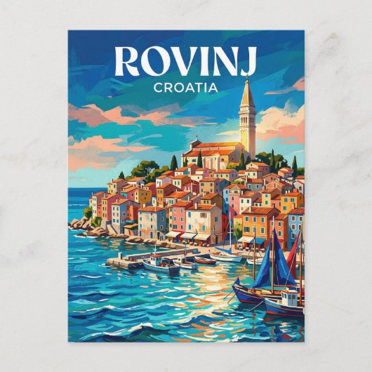 Rovinj Croatia ポストカード (正面)