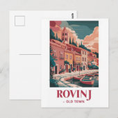 Rovinj, Croatia - Coastal Beauty Postcard: Capture ポストカード (正面/裏面)