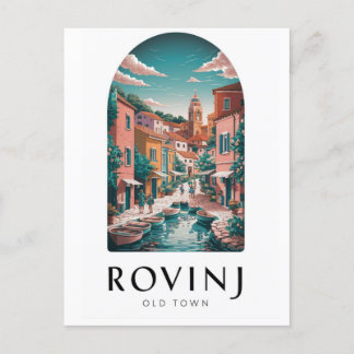 Rovinj Croatia VintageTravelはがき ポストカード