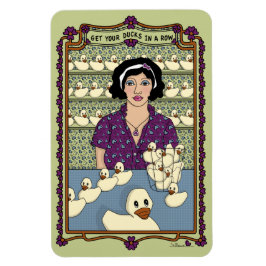 Row_A_4x6冷蔵庫磁石でアヒルを手に入れる マグネット