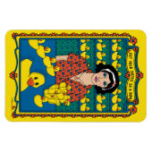 Row_B_4x6冷凍機マグネットでアヒルを手に入れる マグネット (横)