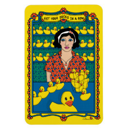 Row_B_4x6冷凍機マグネットでアヒルを手に入れる マグネット