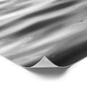 Row Boat on Calm Water Minimalist Nautical ポスター (角)