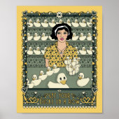 Row_C_8x10ポスターにアヒルを入れる ポスター (正面)