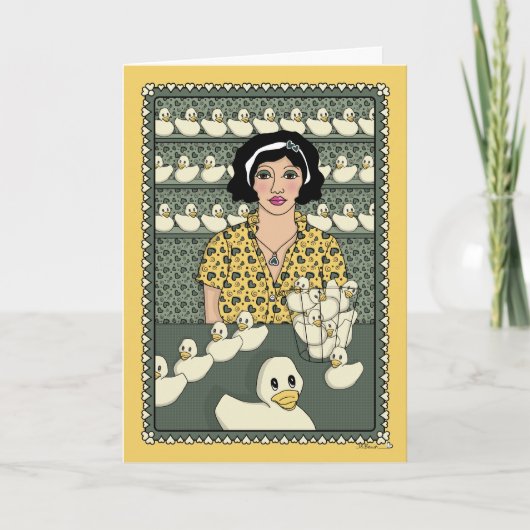 Row_C_Greetingでアヒルを取得する カード (正面)